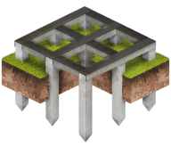 С обвязкой швеллером