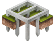 С ленточным ростверком